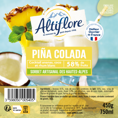 Crème Glacée Pina Colada